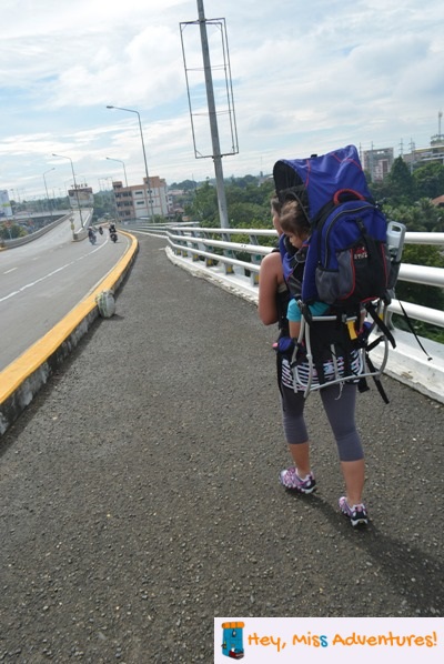 urban hiking with a toddler, cebu