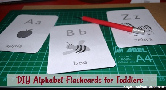 Diy Alphabet Flashcards For Toddlers Hey Miss Adventures