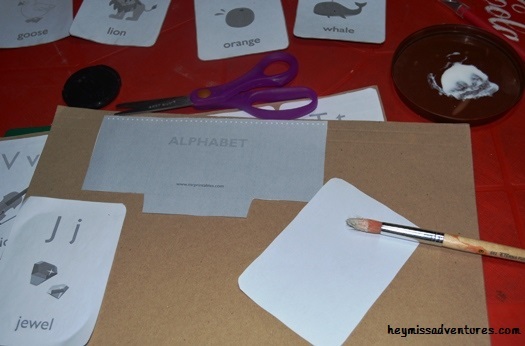 diy alphabet flashcards for toddlers