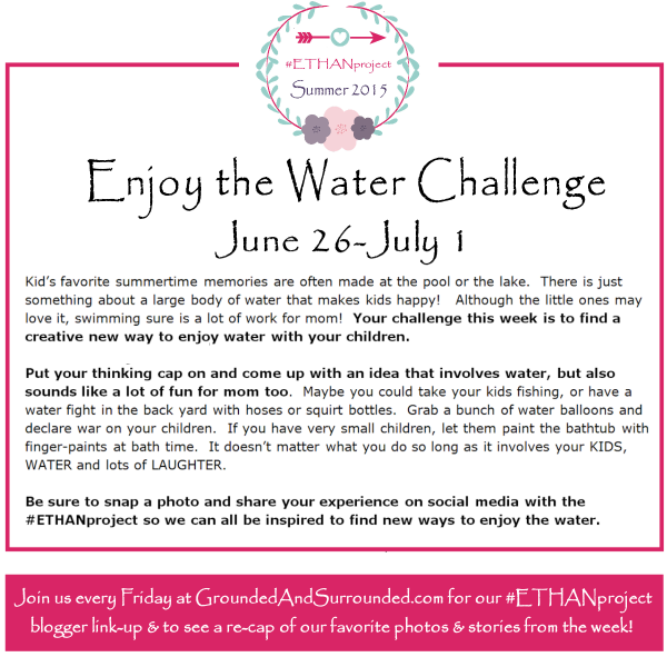 #ETHAN Project: Enjoy the Water Challenge || heymissadventures.com