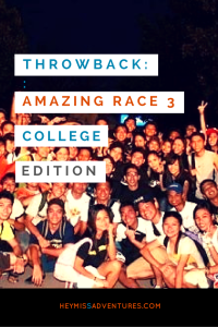 Throwback: The Amazing Race 3 College Edition | Hey, Miss Adventures!