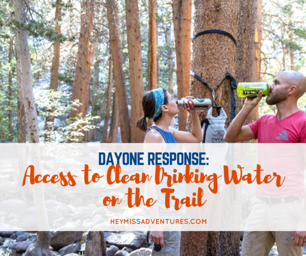 DayOne Response: Access to Clean Drinking Water on the Trail