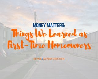 Things We Learned as A First-Time Homeowner
