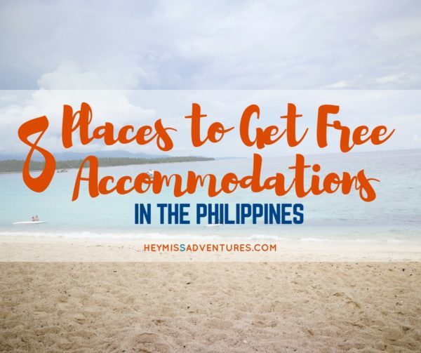 free accommodations in the philippines