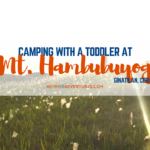 Camping With A Toddler at Mt Hambubuyog, Ginatilan