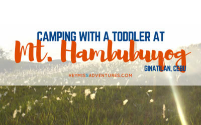 Camping With A Toddler at Mt Hambubuyog, Ginatilan