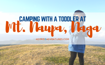 Camping at Mt. Naupa With A Toddler