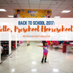 Back to School: Hello, Preschool Homeschool!