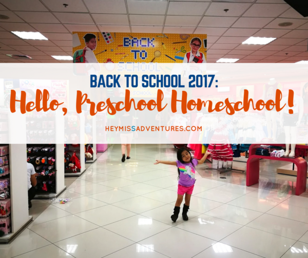 Back to School: Hello, Preschool Homeschool!
