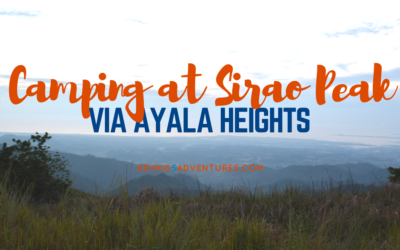 Camping at Sirao Peak via Ayala Heights